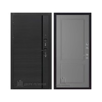 Президент Стайл зеркало, цвет Чёрная Мягкая Шагрень, панель - Нова цвет Антрацит