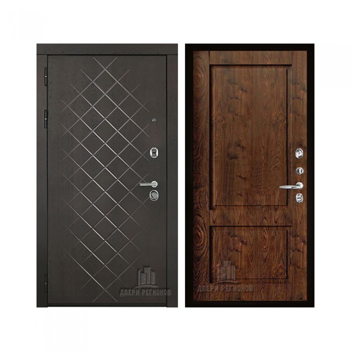 Президент Люкс зеркало, цвет Горький шоколад, панель - Сицилия цвет Орех шоколадный