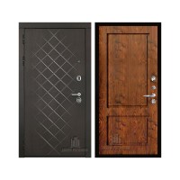 Президент Люкс зеркало, цвет Горький шоколад, панель - Сицилия цвет Орех натуральный