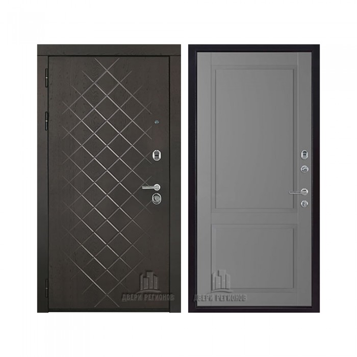 Президент Люкс зеркало, цвет Горький шоколад, панель - Нова цвет Антрацит