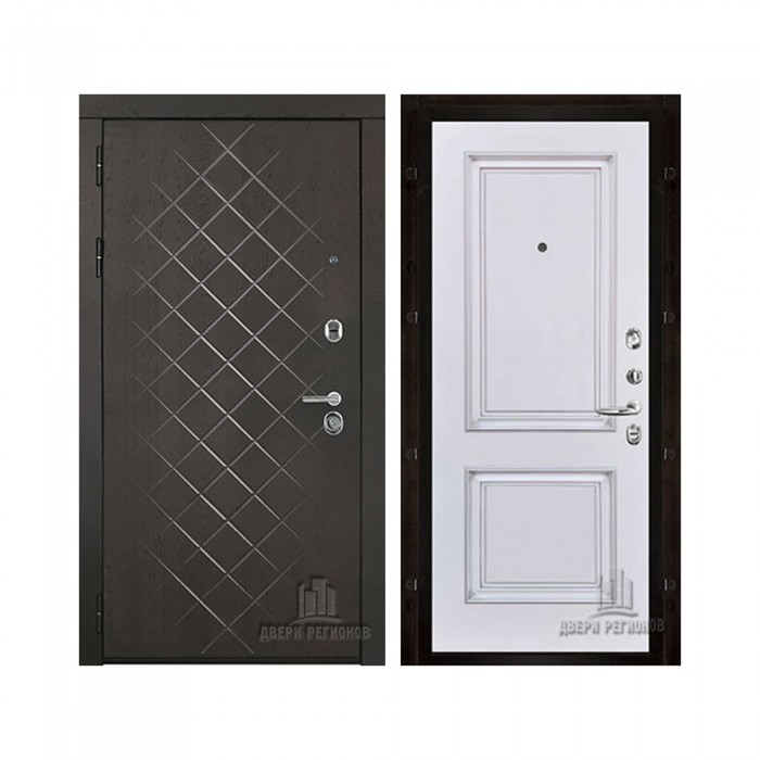 Президент Люкс зеркало, цвет Горький шоколад, панель - Багет 32 цвет Эмаль белая/Патина серебро