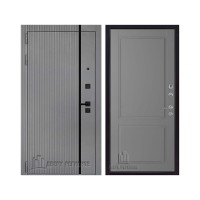 Президент Лайн Титан, цвет Чёрная Мягкая Шагрень, панель - Нова цвет Антрацит