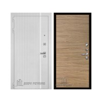 Президент Лайн Белый, цвет Белый матовый + белый пластик, панель - tamburat 4100 цвет Дуб Мадейра