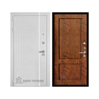 Президент Лайн Белый, цвет Белый матовый + белый пластик, панель - Сицилия цвет Орех натуральный