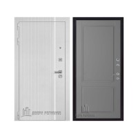 Президент Лайн Белый, цвет Белый матовый + белый пластик, панель - Нова цвет Антрацит