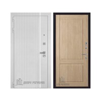 Президент Лайн Белый, цвет Белый матовый + белый пластик, панель - Нова цвет Дуб натуральный