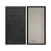 Флагман Доминион, цвет Бетон черный, панель - Лайн 1 цвет Галечный серый