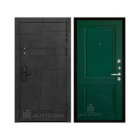 Флагман Доминион, цвет Бетон черный, панель - decanto цвет Зеленый бархат