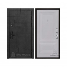 Флагман Доминион, цвет Бетон черный, панель - Престиж 1-2 цвет Серый шелк