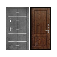 Флагман Z, цвет Бетон графит, панель - Сицилия цвет Орех шоколадный