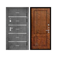 Флагман Z, цвет Бетон графит, панель - Сицилия цвет Орех натуральный