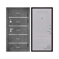 Флагман Z, цвет Бетон графит, панель - Престиж 1-2 цвет Серый шелк