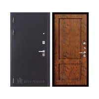 Колизей Плюс, цвет Темное серебро антик, панель - Сицилия цвет Орех натуральный