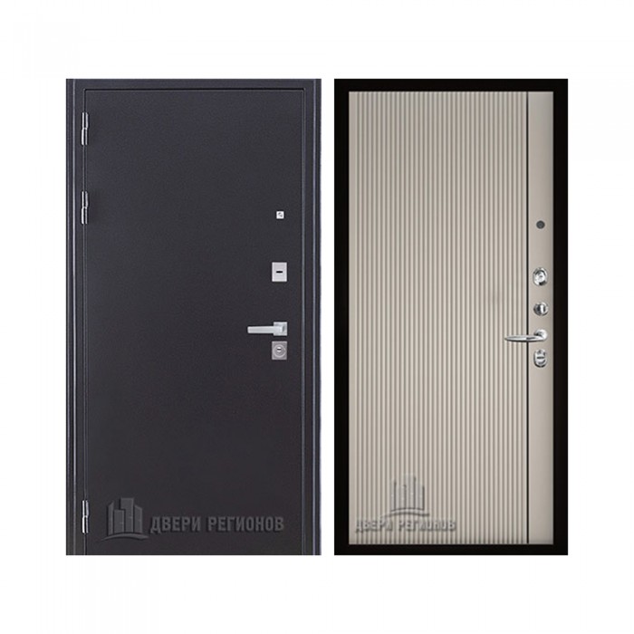 Колизей Плюс, цвет Темное серебро антик, панель - Лайн 1 цвет Галечный серый