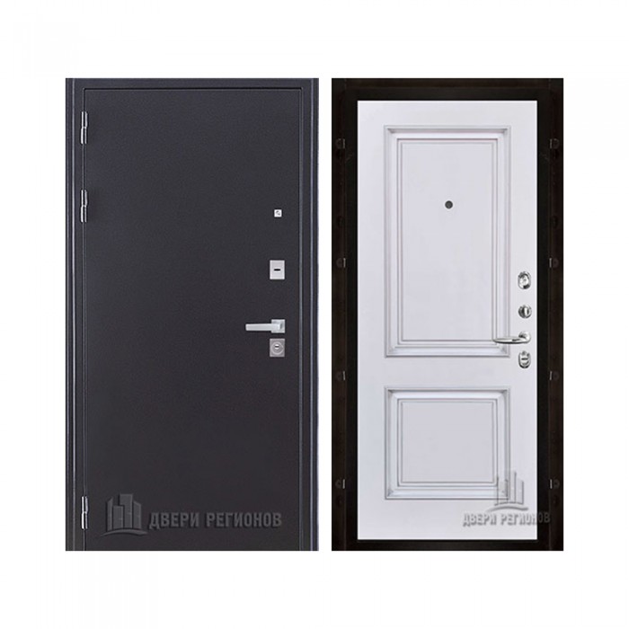 Колизей Плюс, цвет Темное серебро антик, панель - Багет 32 цвет Эмаль белая/Патина серебро