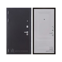 Колизей Плюс, цвет Темное серебро антик, панель - Престиж 1-2 цвет Серый шелк