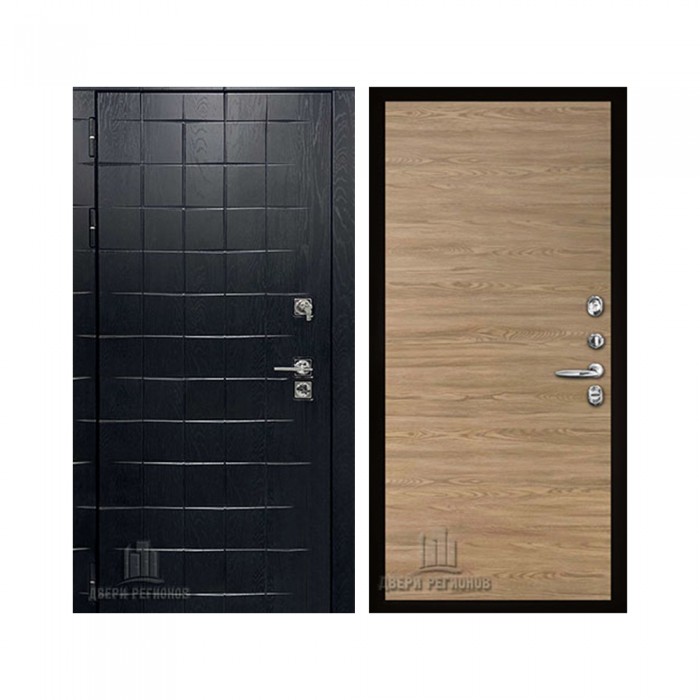Взломостойкая ALBERO BLACK, цвет Альберо Блэк Рисунок грань, панель - tamburat 4100 цвет Дуб Мадейра