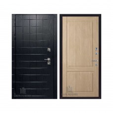 Взломостойкая ALBERO BLACK, цвет Альберо Блэк Рисунок грань, панель - Нова цвет Дуб натуральный