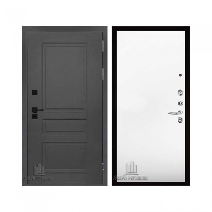 Взломостойкая SOLID, цвет cерый нубук soft, панель - tamburat 4100 цвет Панель под покраску