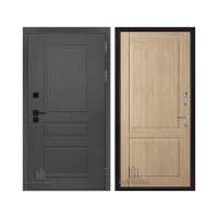 Взломостойкая SOLID, цвет cерый нубук soft, панель - Нова цвет Дуб натуральный