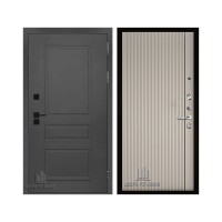 Взломостойкая SOLID, цвет cерый нубук soft, панель - Лайн 1 цвет Галечный серый