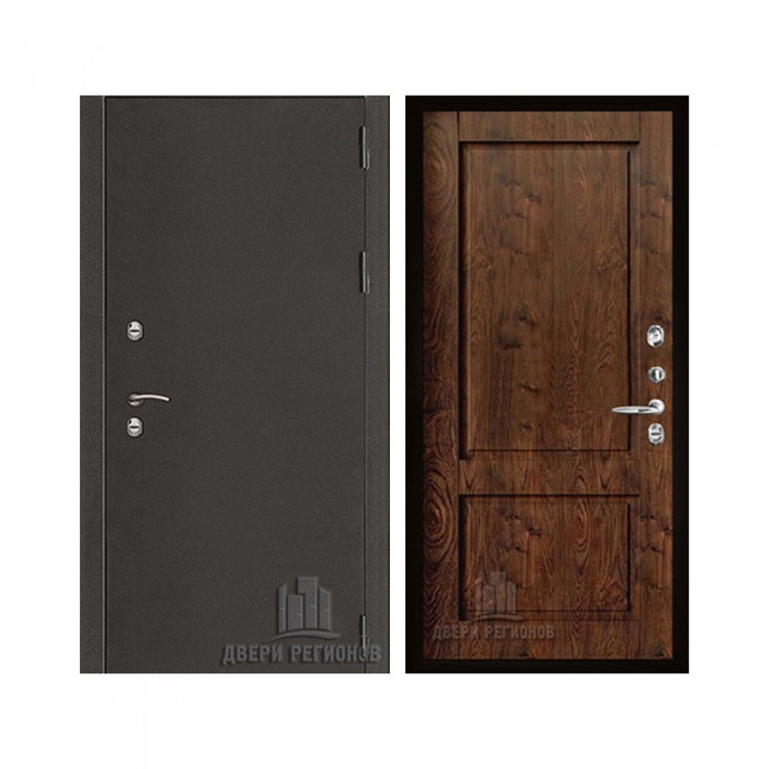 Уличная Термо 3, цвет Антик темное серебро, панель - Сицилия цвет Орех шоколадный