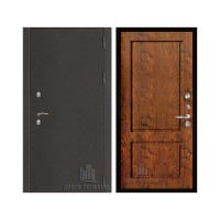 Уличная Термо 3, цвет Антик темное серебро, панель - Сицилия цвет Орех натуральный