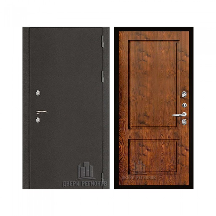 Уличная Термо 3, цвет Антик темное серебро, панель - Сицилия цвет Орех натуральный