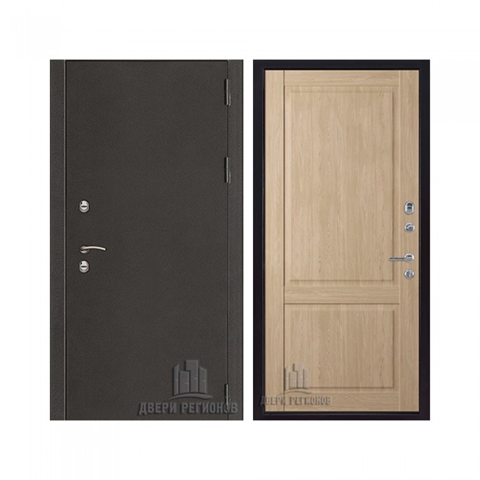 Уличная Термо 3, цвет Антик темное серебро, панель - Нова цвет Дуб натуральный