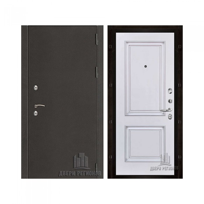 Уличная Термо 3, цвет Антик темное серебро, панель - Багет 32 цвет Эмаль белая/Патина серебро