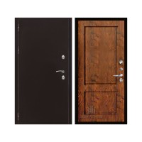 Уличная Термо 3, цвет Антик медь, панель - Сицилия цвет Орех натуральный