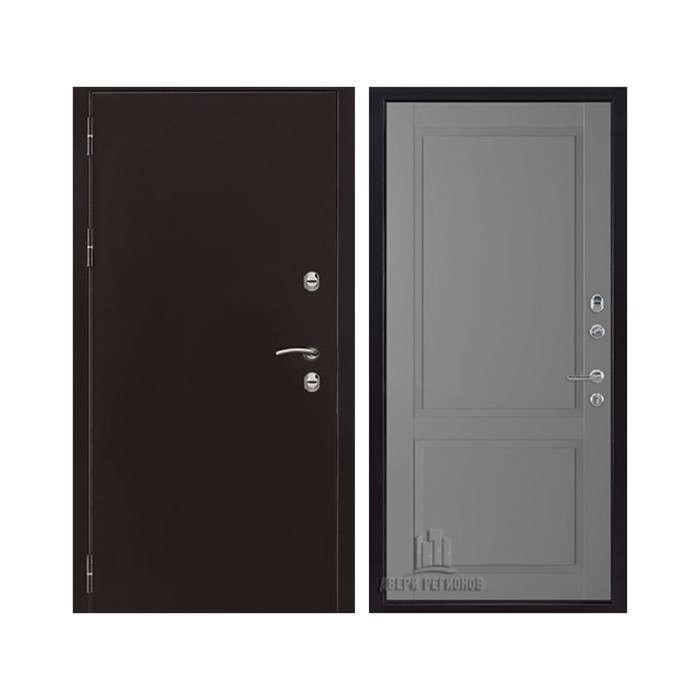 Уличная Термо 3, цвет Антик медь, панель - Нова цвет Антрацит