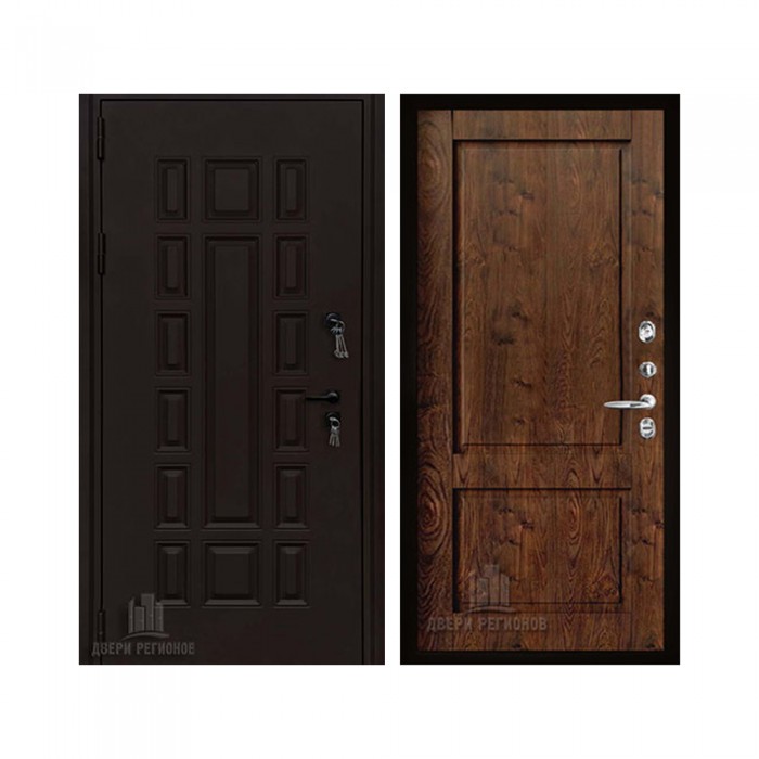 Уличная Панцирь, цвет Букле Опал, панель - Сицилия цвет Орех шоколадный