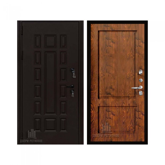 Уличная Панцирь, цвет Букле Опал, панель - Сицилия цвет Орех натуральный