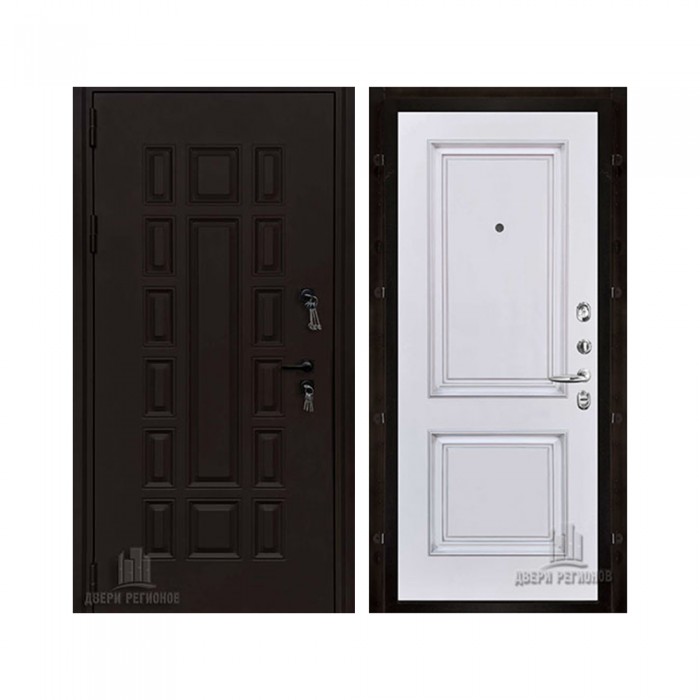 Уличная Панцирь, цвет Букле Опал, панель - Багет 32 цвет Эмаль белая/Патина серебро