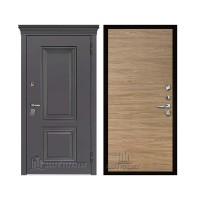 Уличная Гранит Термо, цвет Горький шоколад, панель - tamburat 4100 цвет Дуб Мадейра