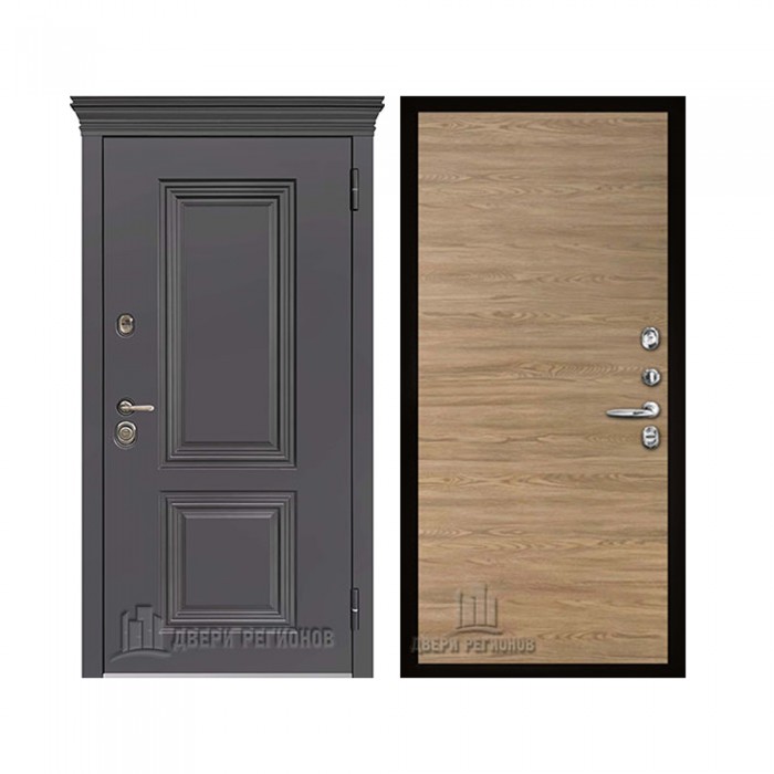 Уличная Гранит Термо, цвет Горький шоколад, панель - tamburat 4100 цвет Дуб Мадейра