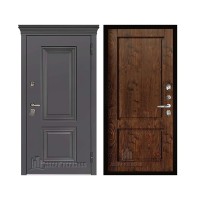 Уличная Гранит Термо, цвет Горький шоколад, панель - Сицилия цвет Орех шоколадный