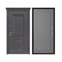 Уличная Гранит Термо, цвет Горький шоколад, панель - Нова цвет Антрацит