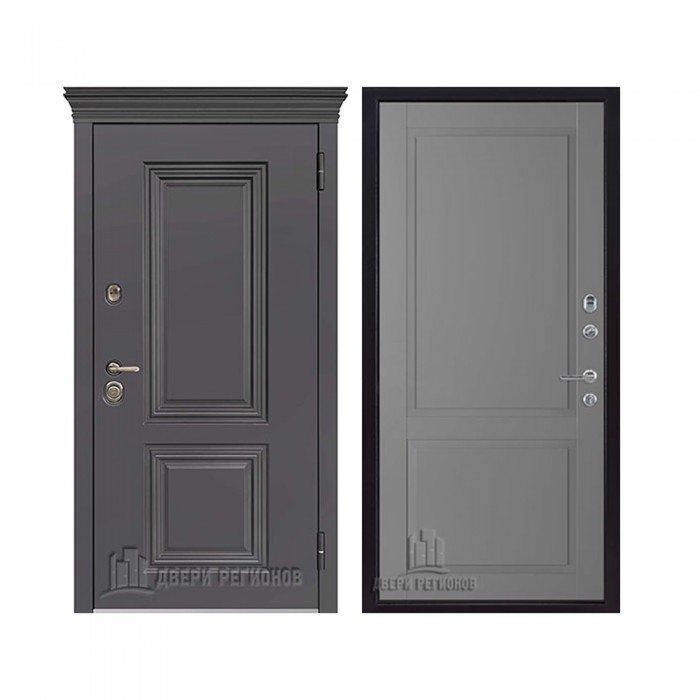 Уличная Гранит Термо, цвет Горький шоколад, панель - Нова цвет Антрацит