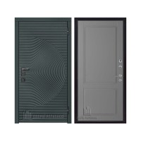 Уличная Малахит Термо, цвет Зеленый темный, панель - Нова цвет Антрацит