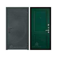 Уличная Малахит Термо, цвет Зеленый темный, панель - decanto цвет Зеленый бархат