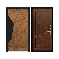 Уличная Композит Термо, цвет Тик, панель - Сицилия цвет Орех шоколадный