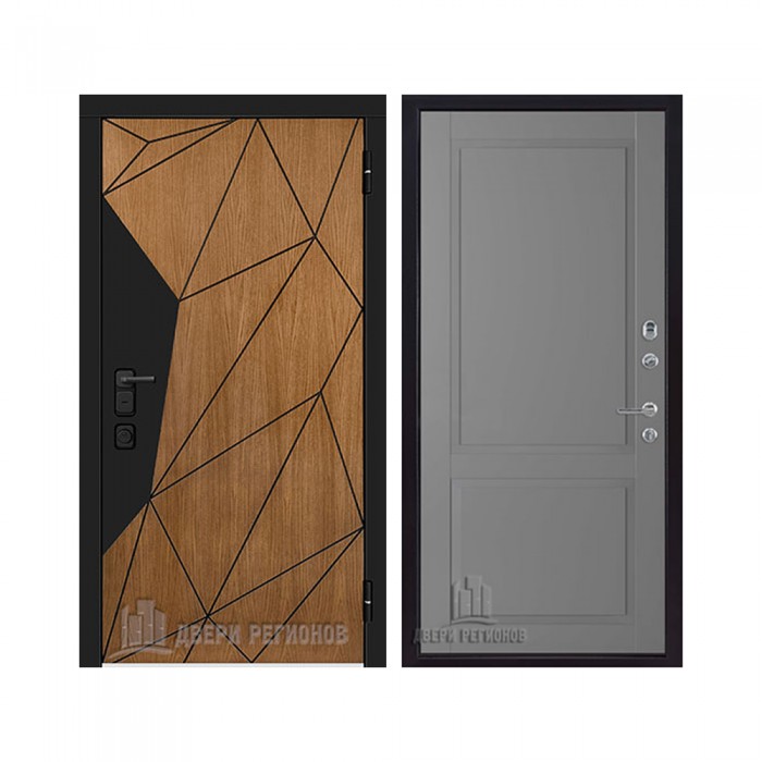 Уличная Композит Термо, цвет Тик, панель - Нова цвет Антрацит