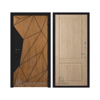 Уличная Композит Термо, цвет Тик, панель - Нова цвет Дуб натуральный