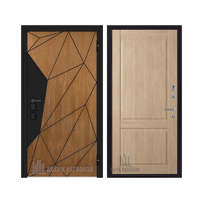 Уличная Композит Термо, цвет Тик, панель - Нова цвет Дуб натуральный