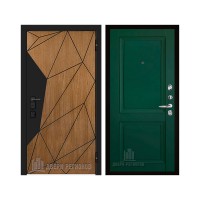 Уличная Композит Термо, цвет Тик, панель - decanto цвет Зеленый бархат