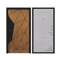 Уличная Композит Термо, цвет Тик, панель - Престиж 1-2 цвет Серый шелк