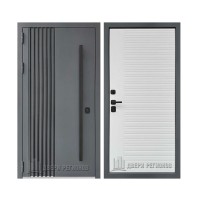 Уличная RX-34 Термо, цвет Муар ral 7016, панель - rx-34 цвет ПВХ Белая матовая