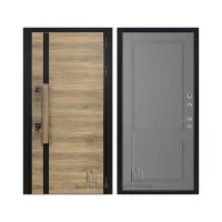 Уличная Royal Nord (Роял Норд) Термо (Ширина 887 мм), цвет Дуб, панель - Нова цвет Антрацит